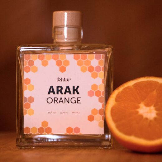 Arak-snaps, Orange